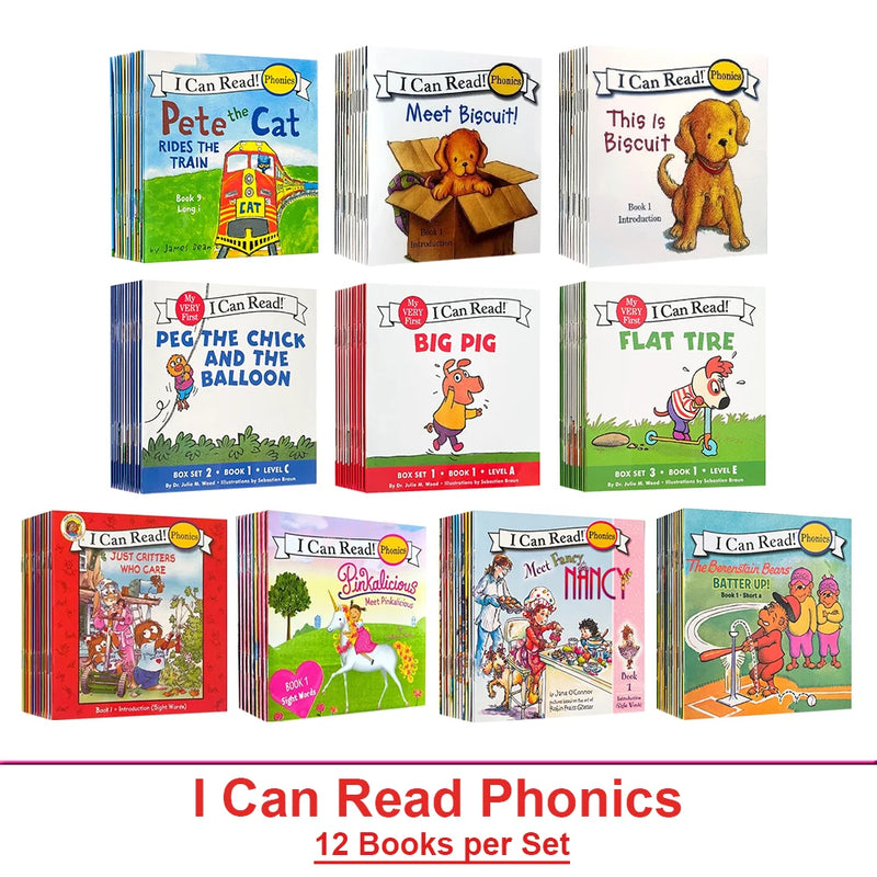 I Can Read Phonics — 12 Storybooks
