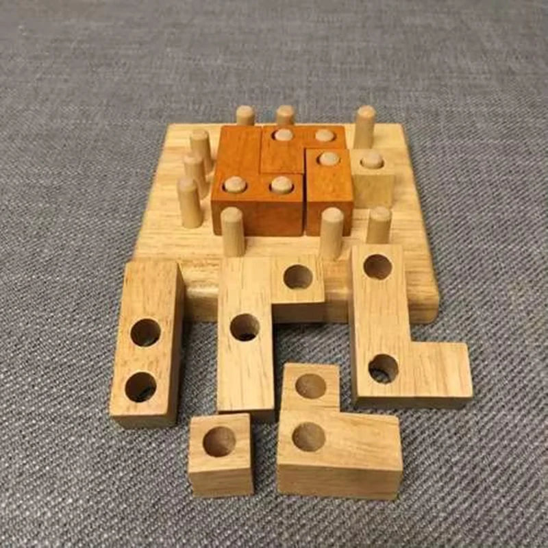 Wooden Geometric Puzzle — Teen Collection