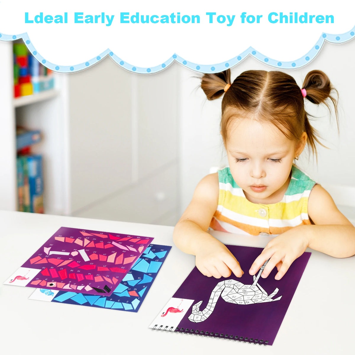 Sticker-by-Number Activity Book