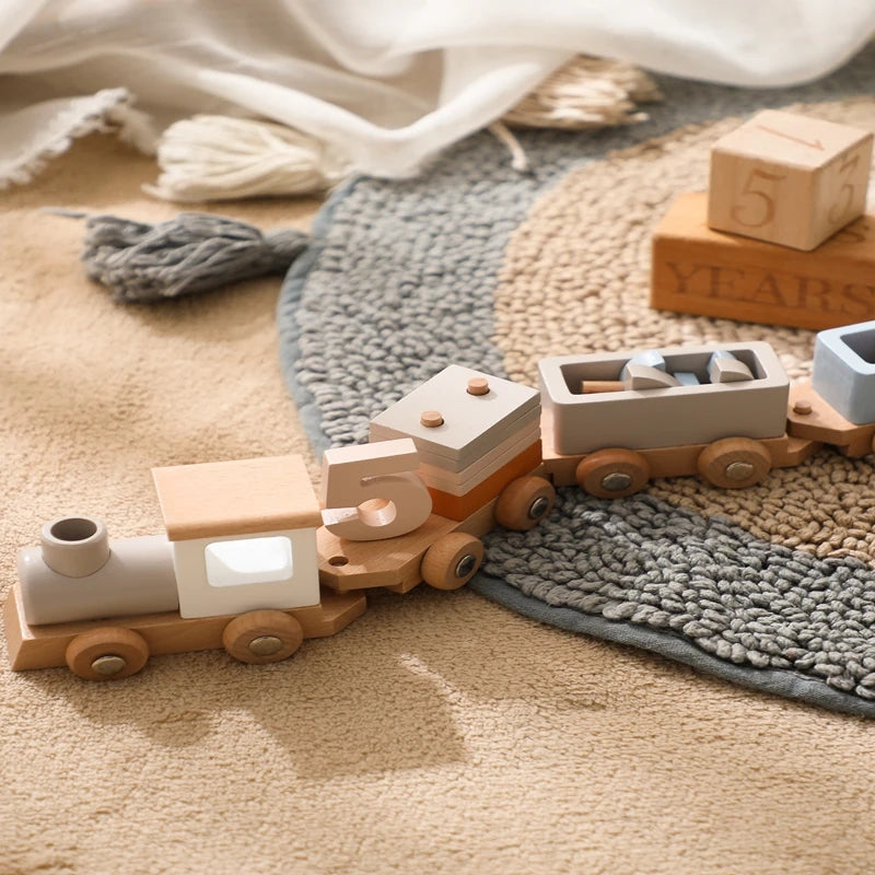 Wooden Birthday Train