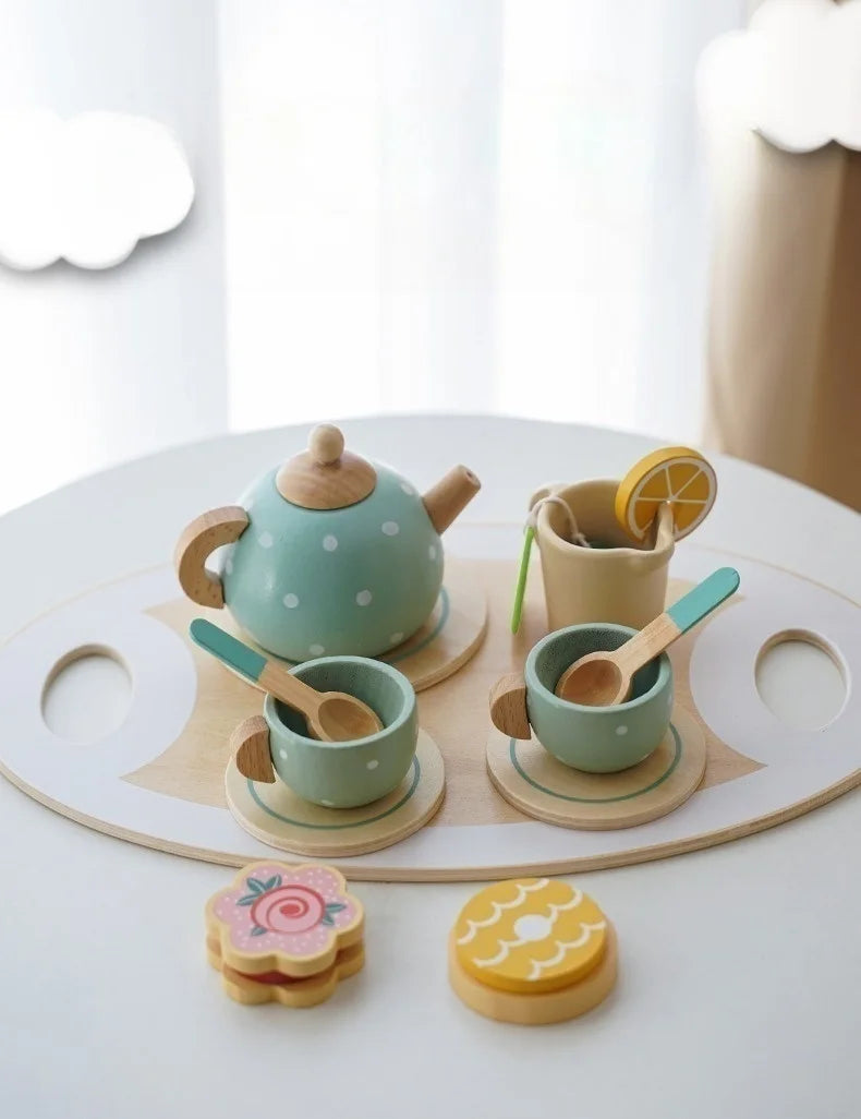 Wooden Afternoon Tea Play Set