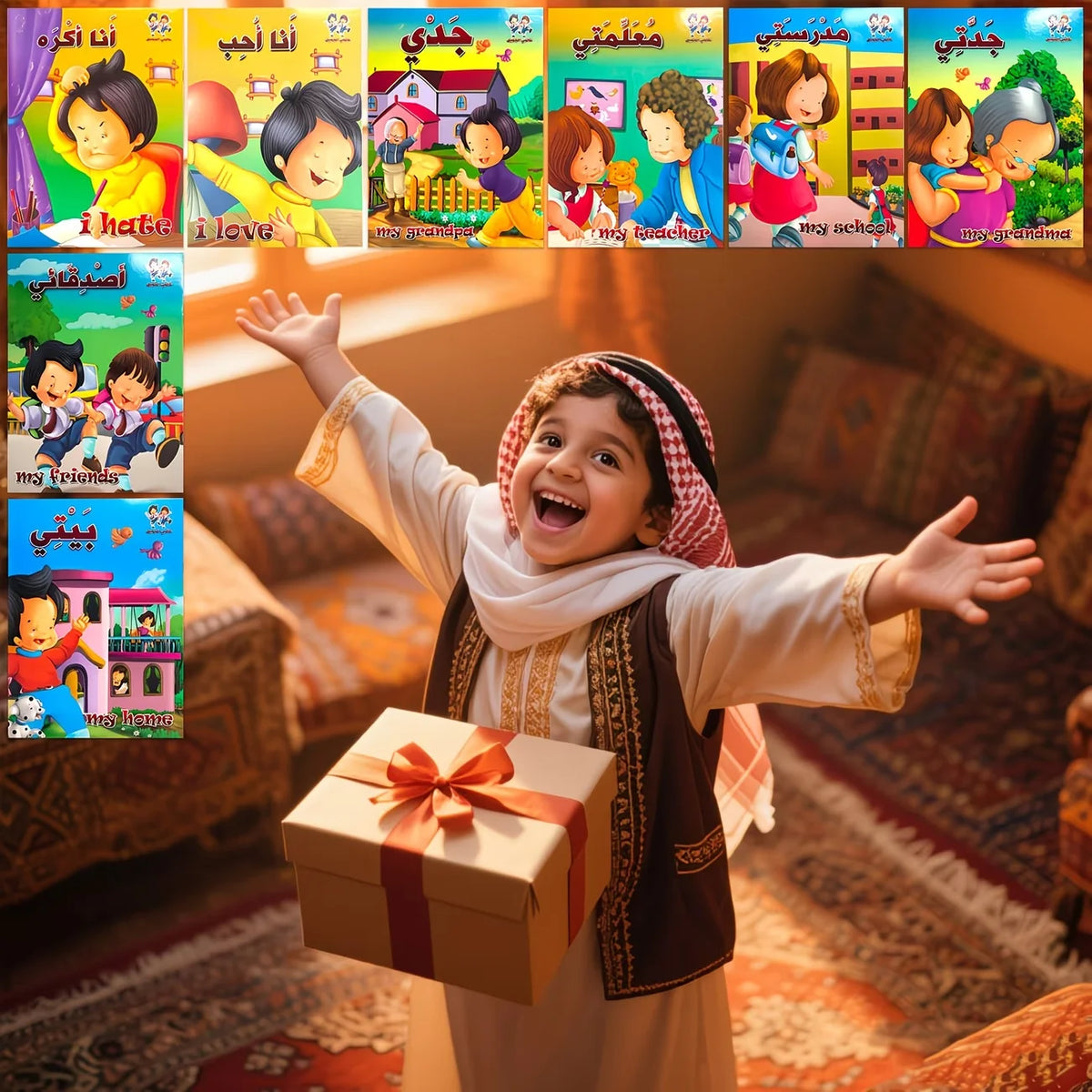 Arabic Storytime — 8 Illustrated Storybooks