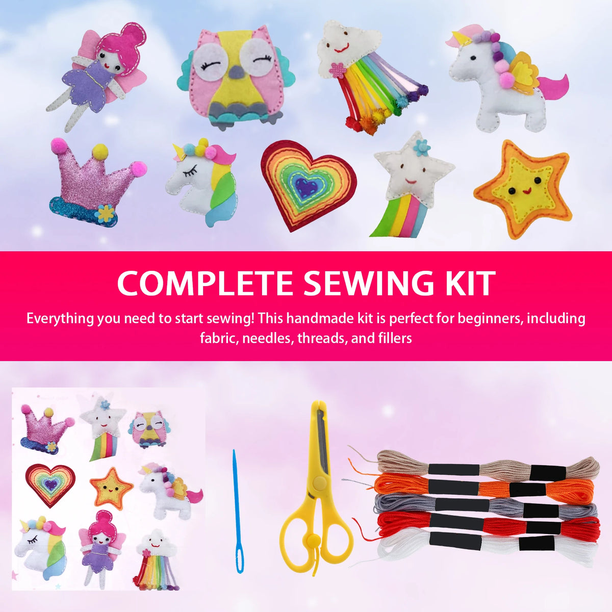 Sew-Your-Own Animal Friends Gift Kit — product detail 4