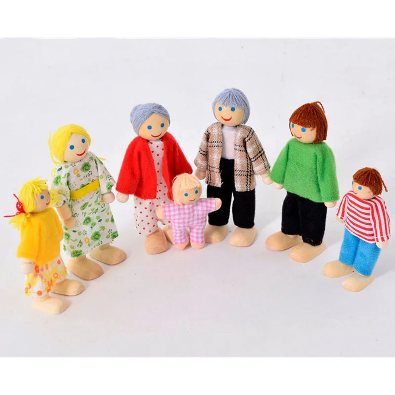 Wooden Dollhouse Furniture Collection