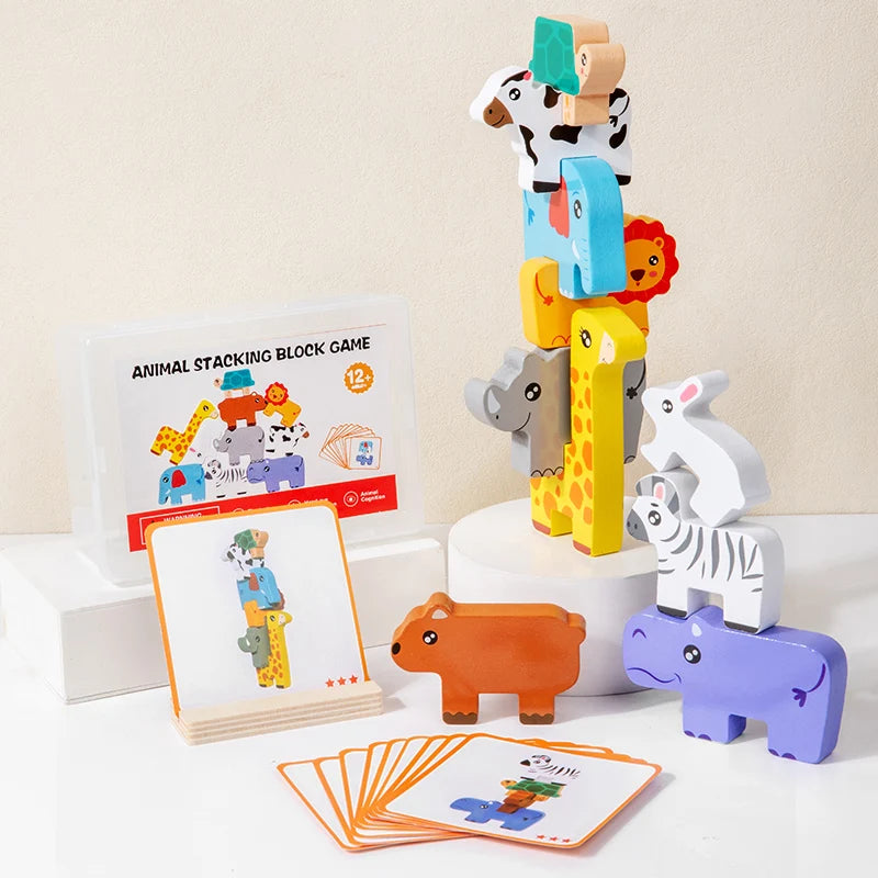 Woodland Animal Stacking Game — product detail 3