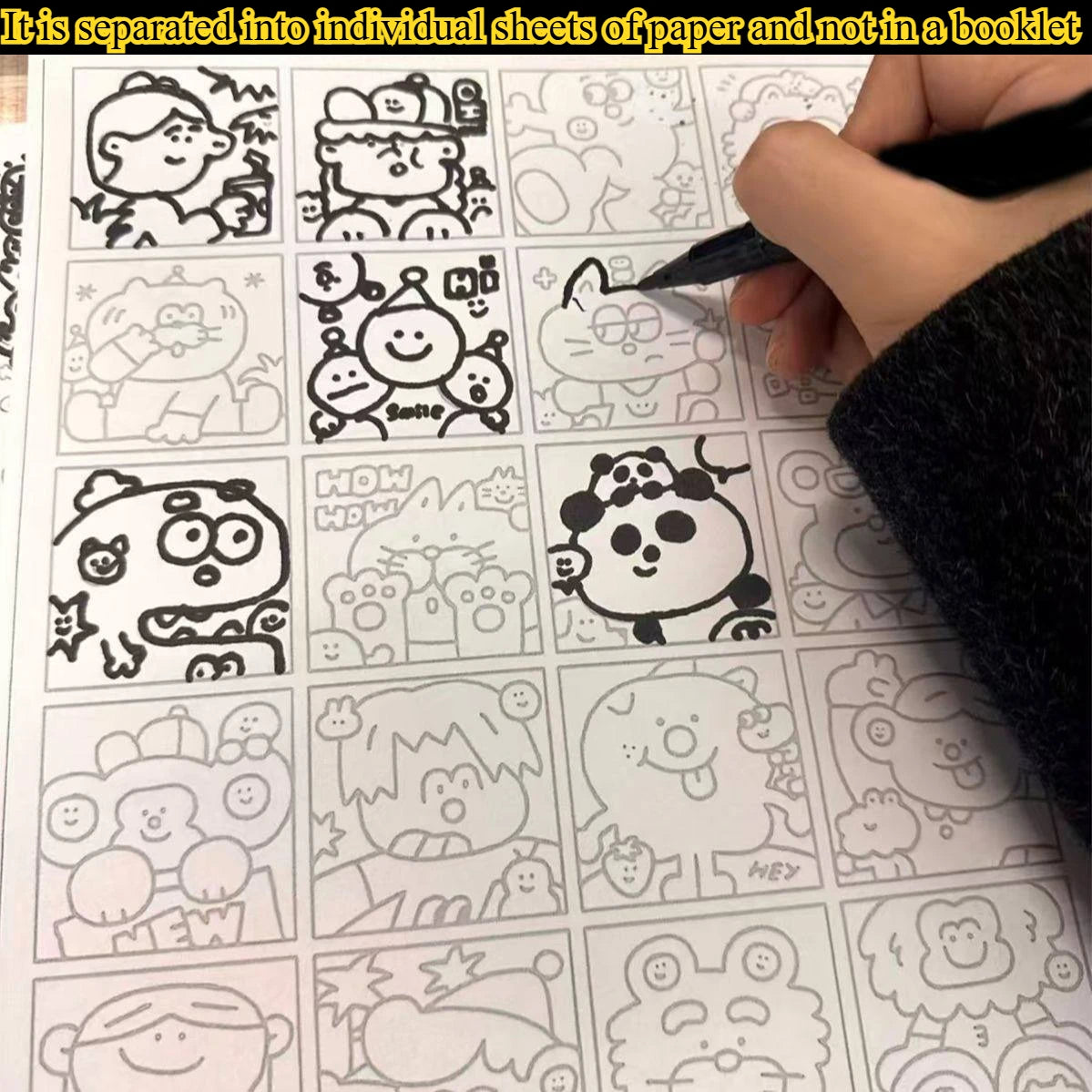 Line-Art Tracing & Colouring Book — 100 Pages