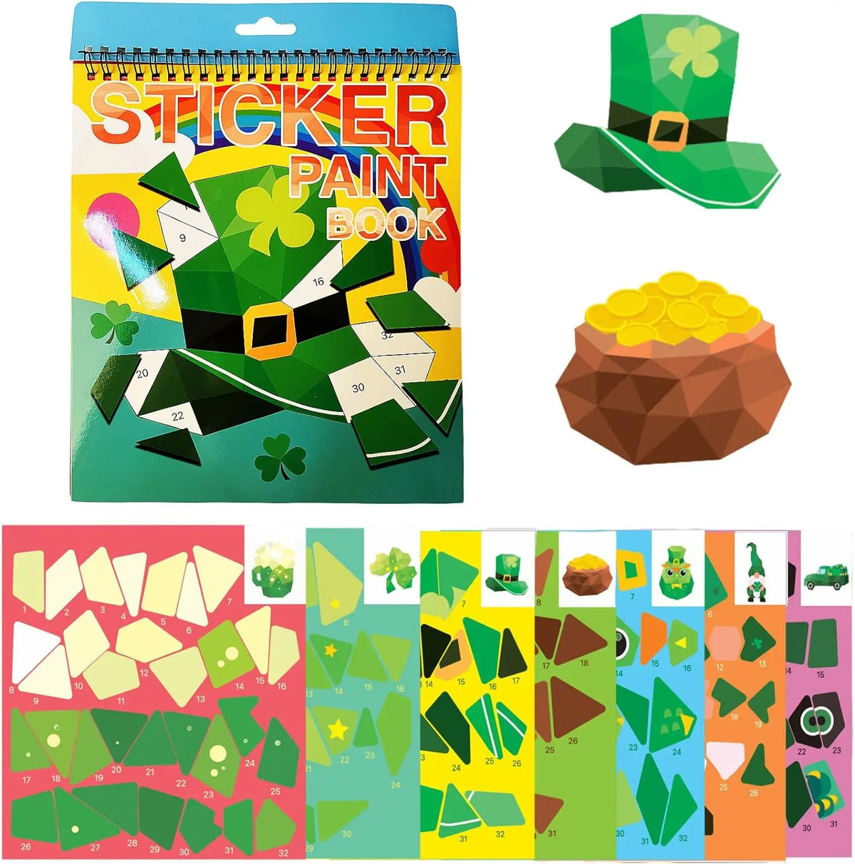 Sticker-by-Number Activity Book