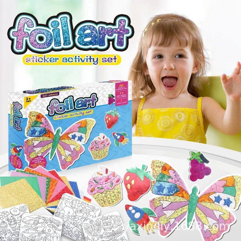Butterfly & Dessert Foil-Art Gift Kit