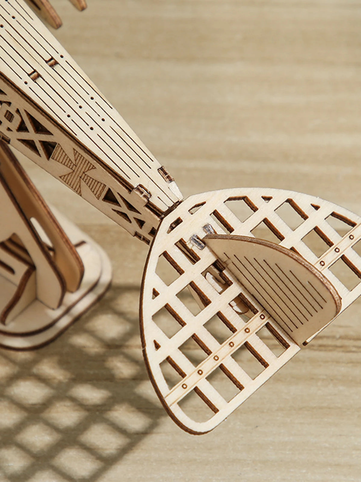 Wooden Biplane Model Kit — Ages 14+ — product detail 5