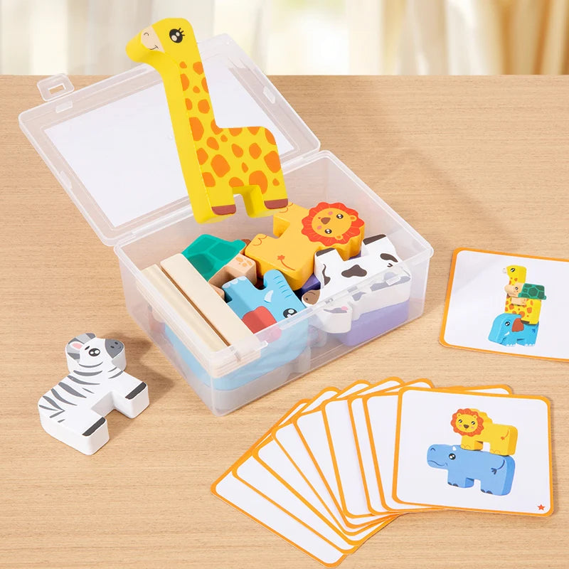 Woodland Animal Stacking Game — product detail 6