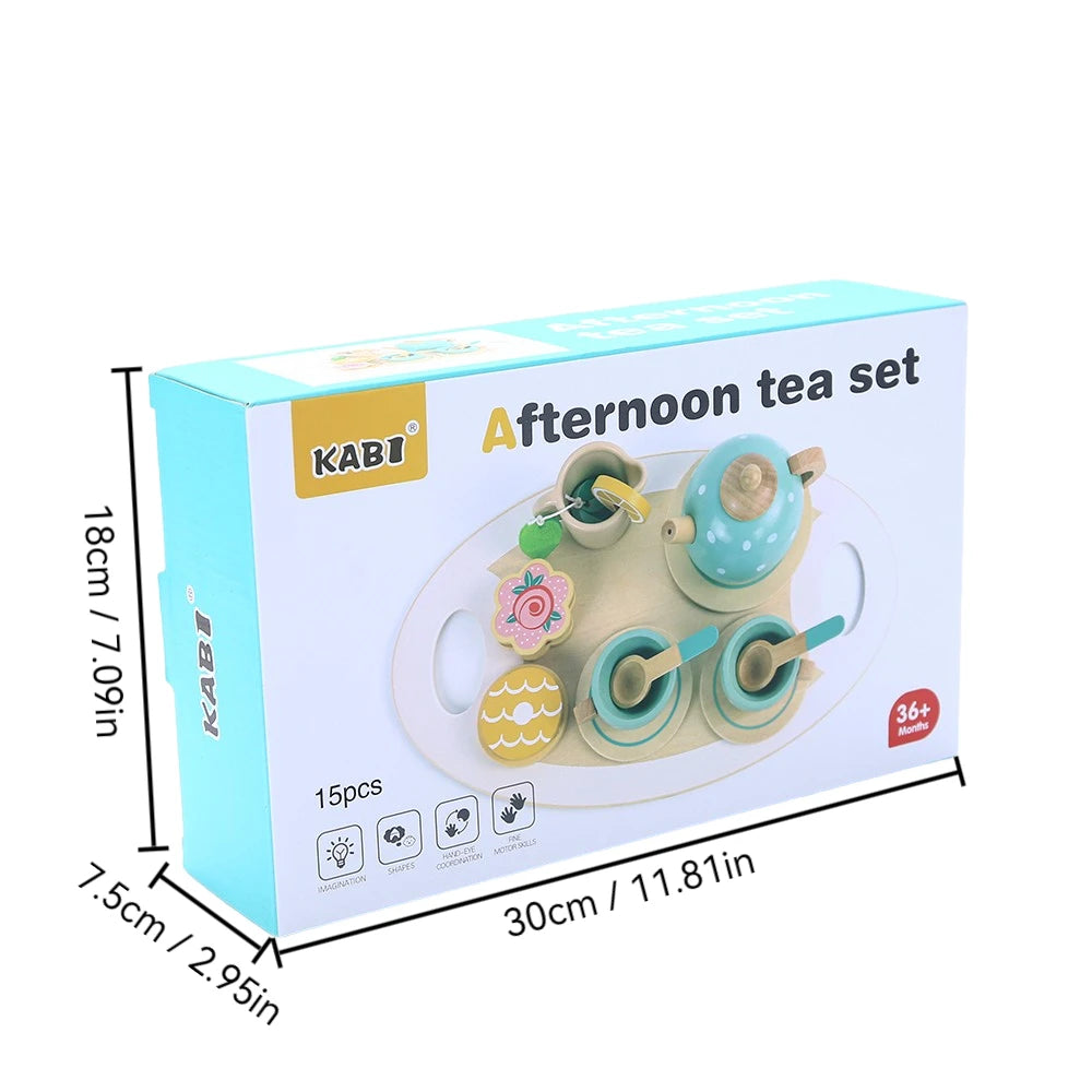 Wooden Afternoon Tea Play Set