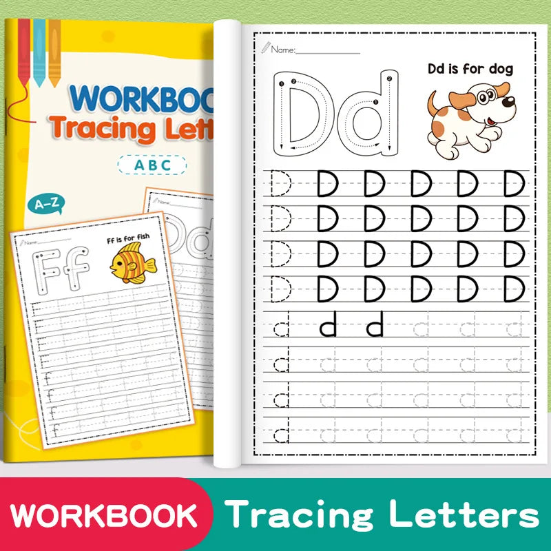 Alphabet Tracing & Colouring Workbook