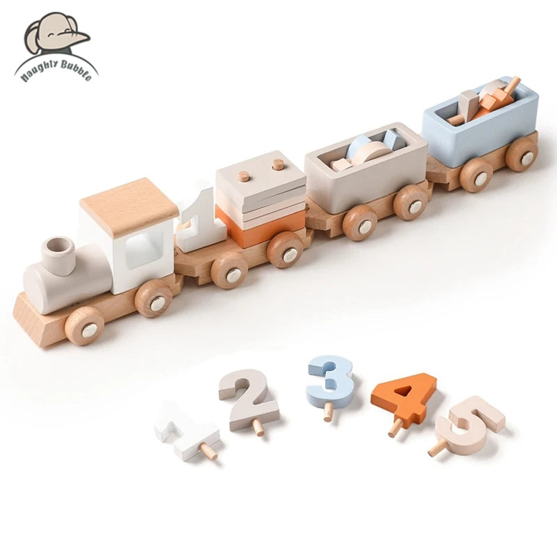 Wooden Birthday Train