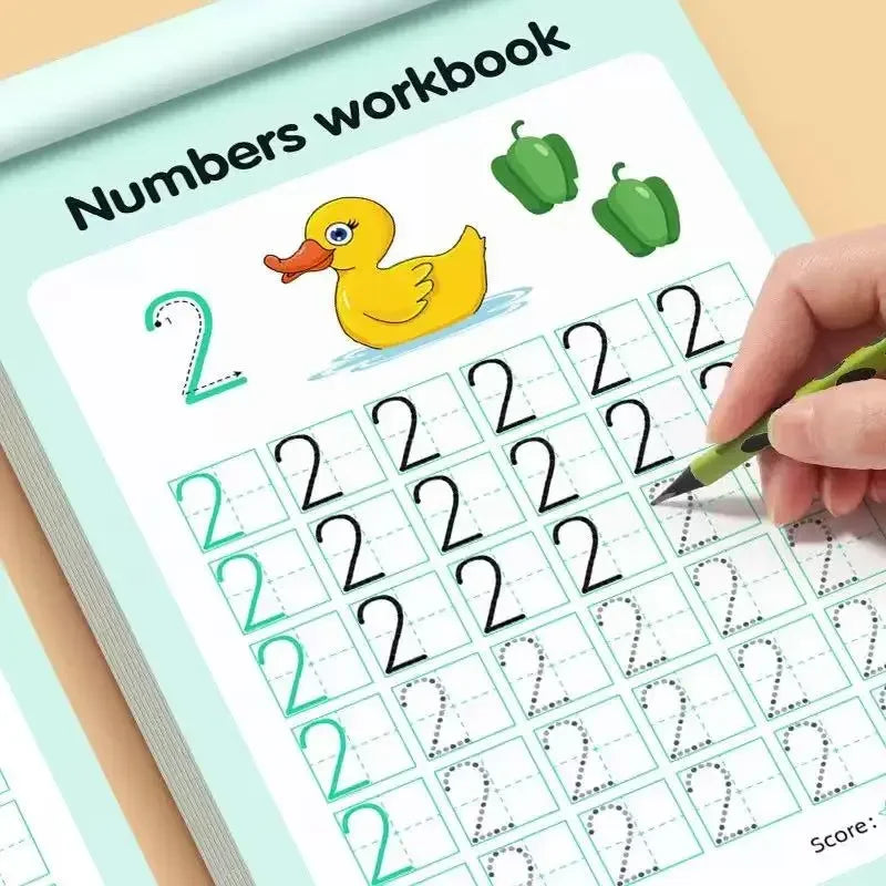 Number Tracing Workbook — 0 to 100