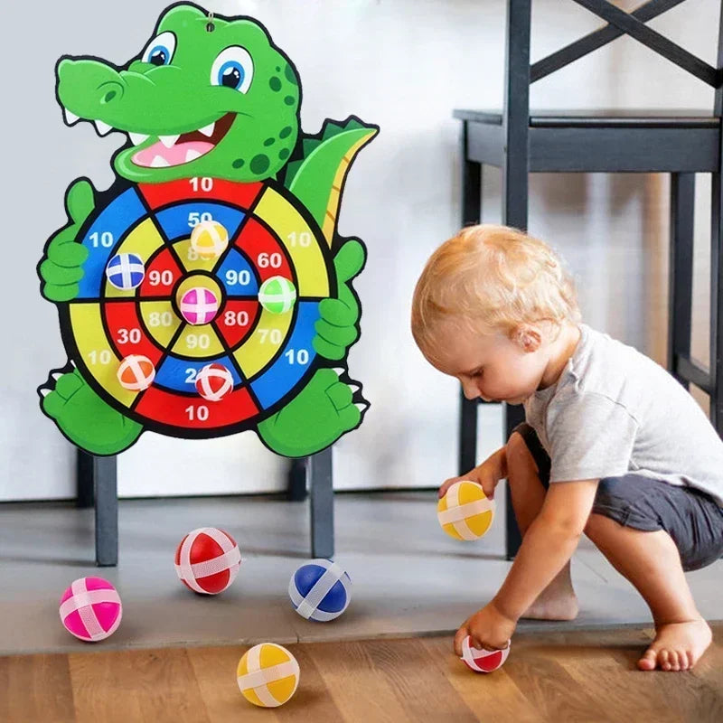 Animal Sticky-Ball Target Game