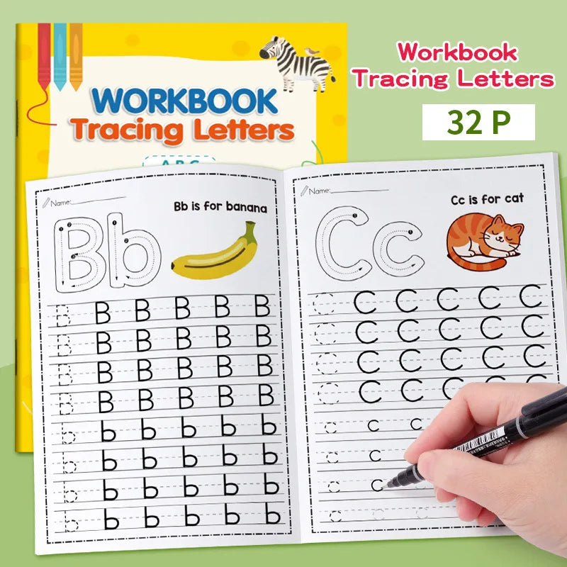Alphabet Tracing & Colouring Workbook