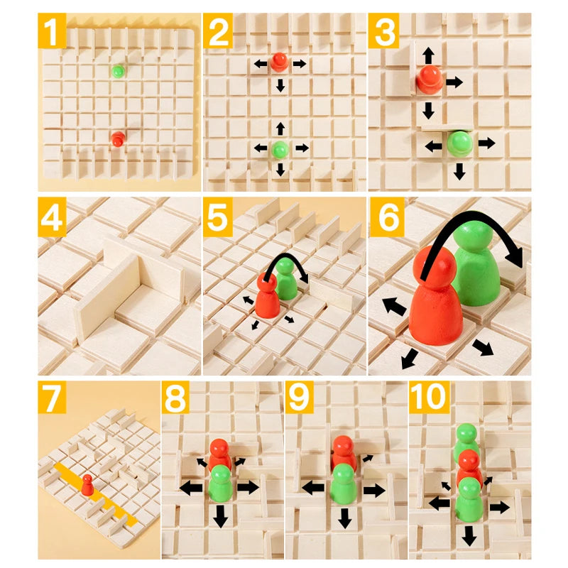 Wooden Step-by-Step Strategy Game — product detail 2