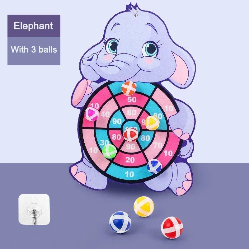 Animal Sticky-Ball Target Game
