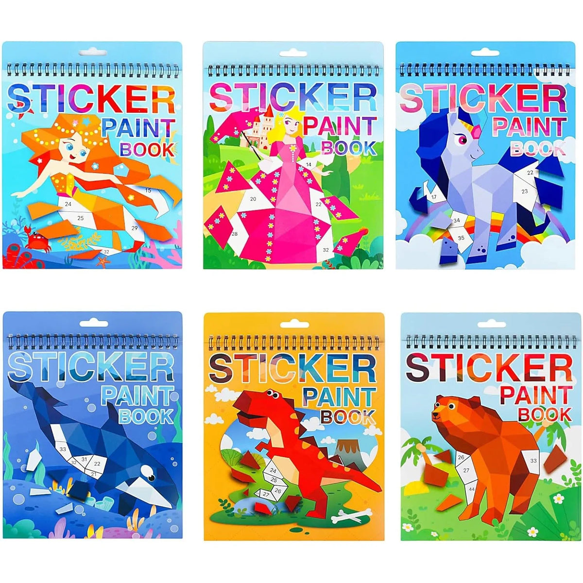 Sticker-by-Number Activity Book