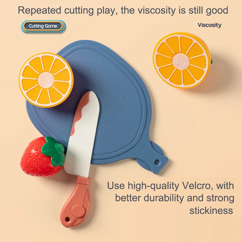 Little Kitchen Cutting Food Play Set
