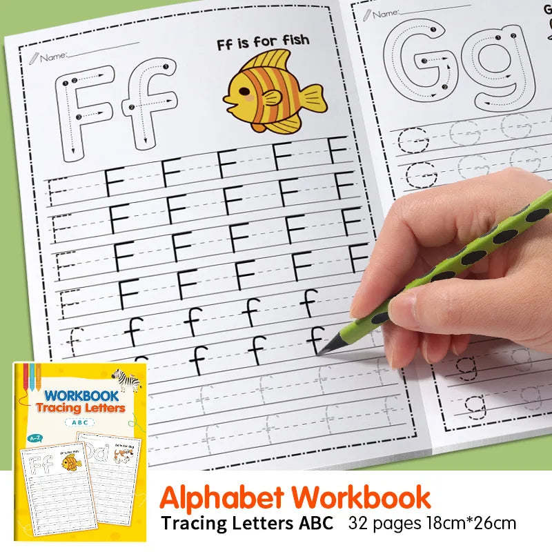 Alphabet Tracing & Colouring Workbook