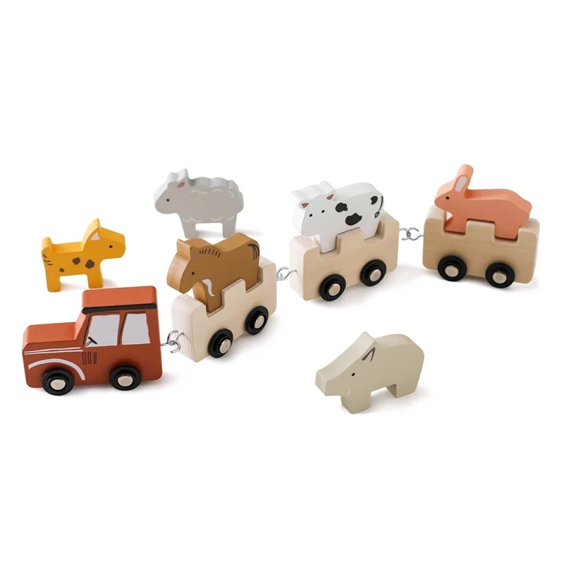 Wooden Birthday Train