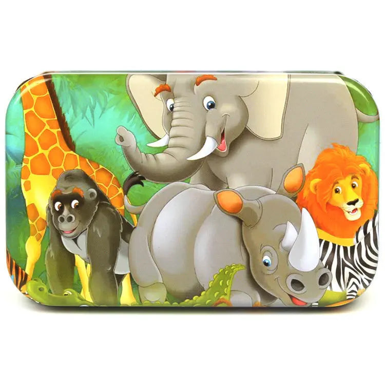 Wooden Jigsaw Puzzle in a Storage Tin — 60 Pieces