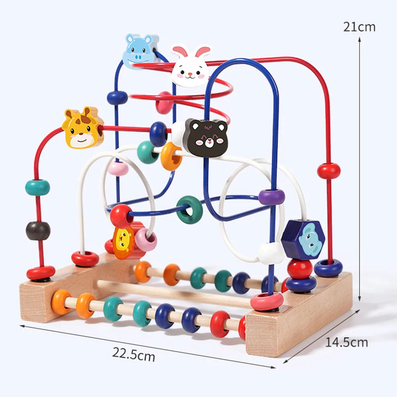 Wooden Bead Maze & Counting Play Set — product detail 5