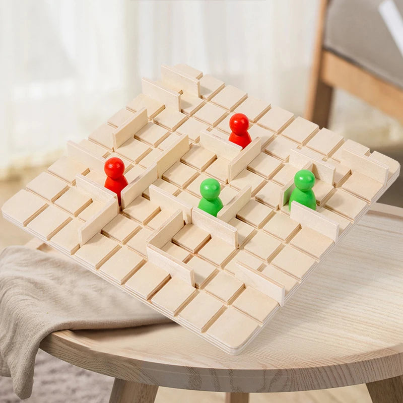 Wooden Step-by-Step Strategy Game