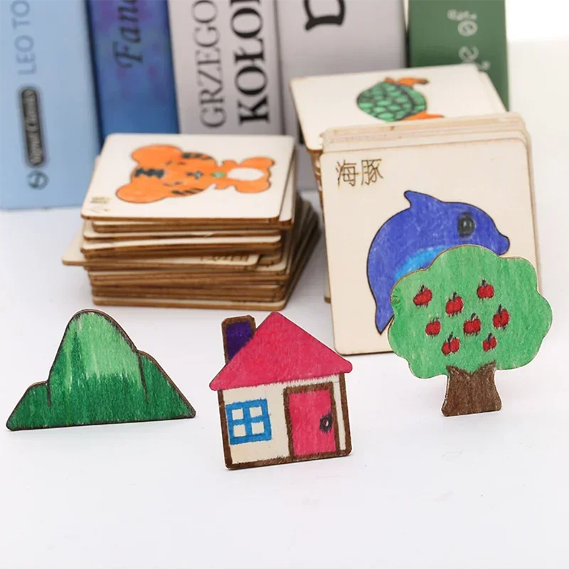 Wooden Drawing Stencil Set