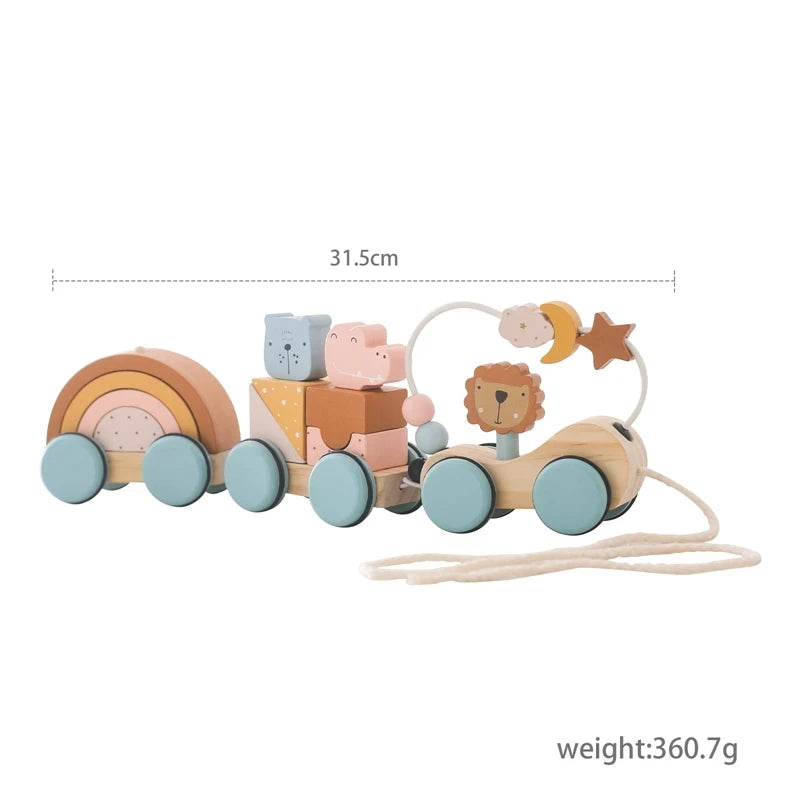 Wooden Birthday Train