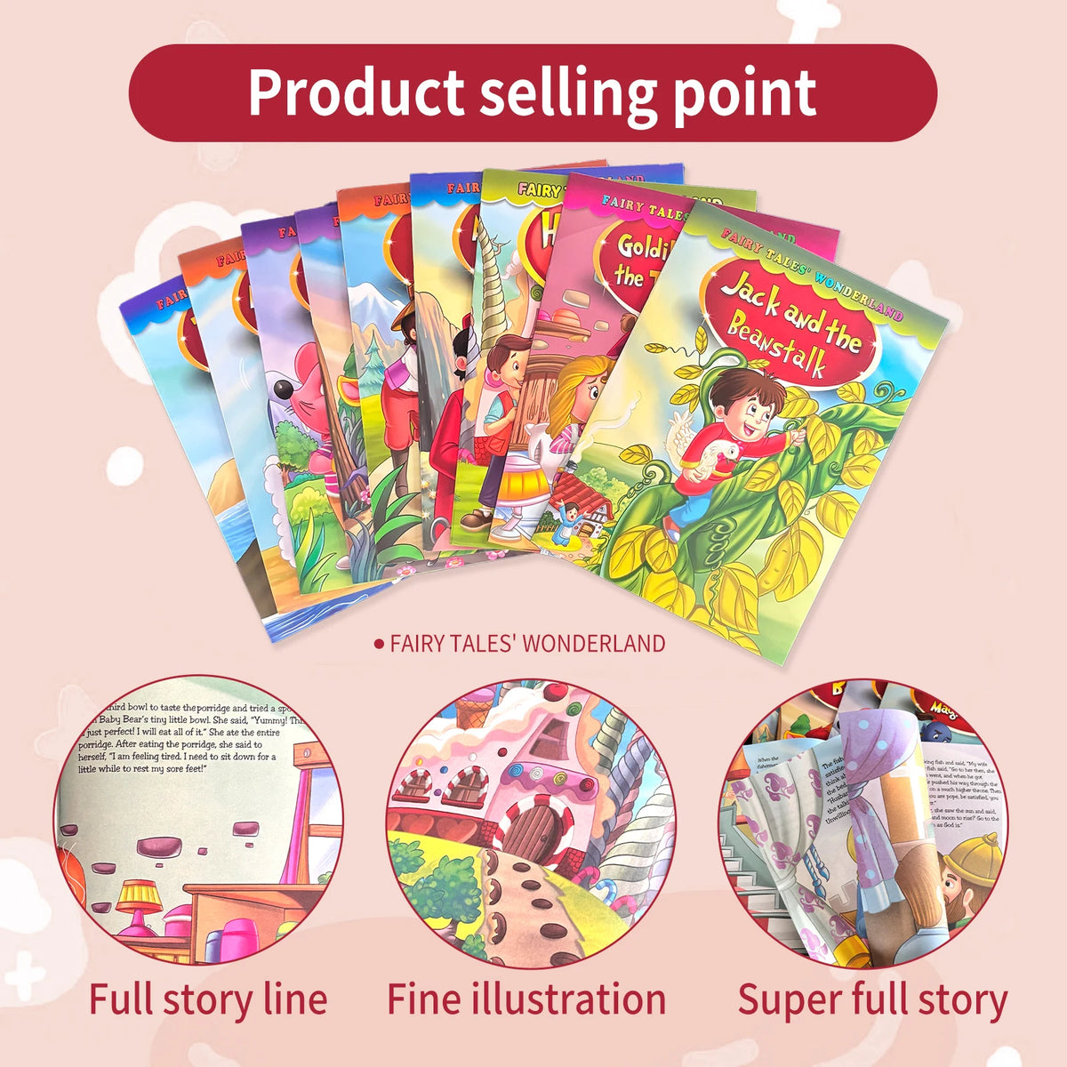 Fairy Tale Wonderland Illustrated Storybooks