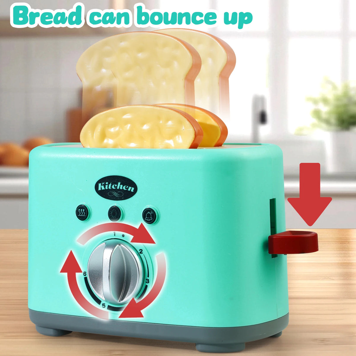 Wooden Breakfast Toaster Play Set