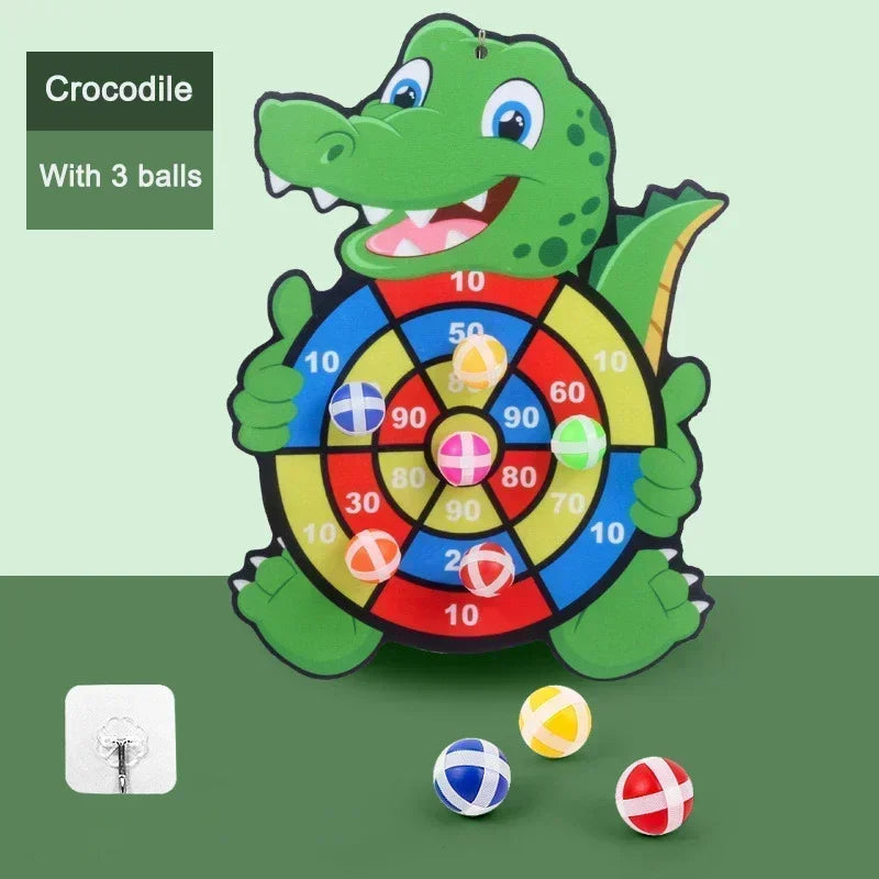 Animal Sticky-Ball Target Game