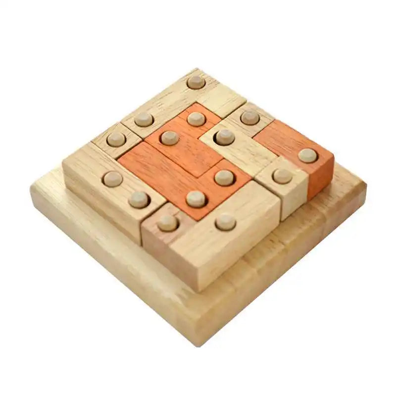 Wooden Geometric Puzzle — Teen Collection