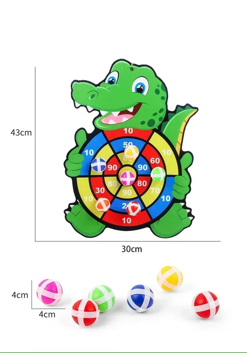 Animal Sticky-Ball Target Game