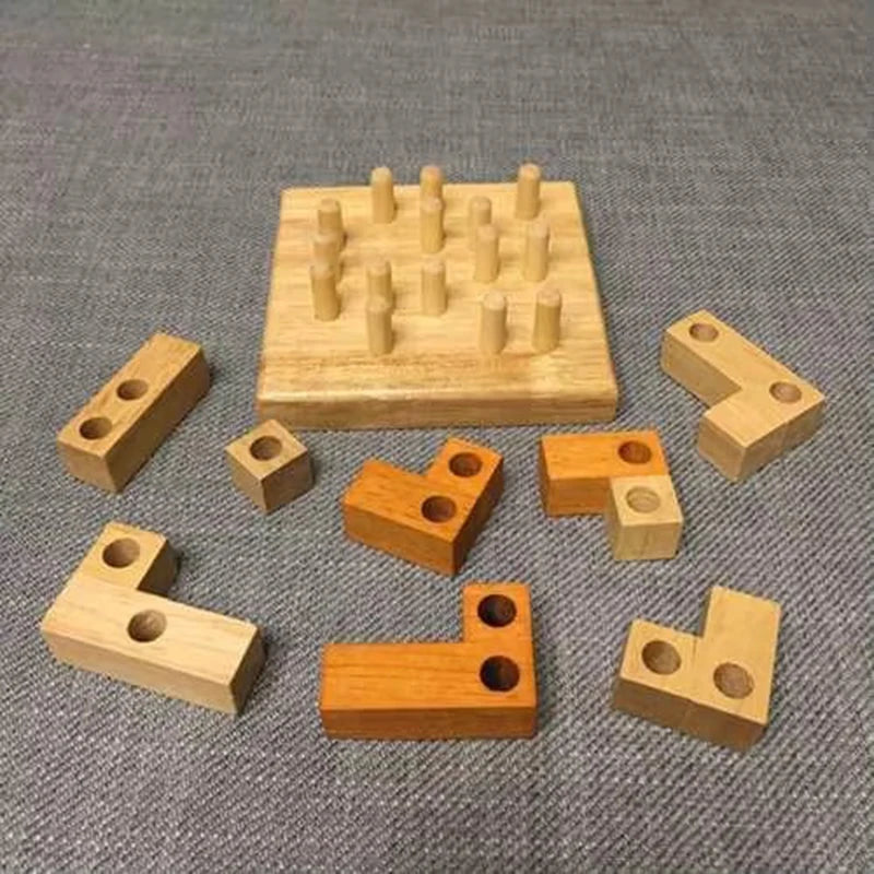 Wooden Geometric Puzzle — Teen Collection