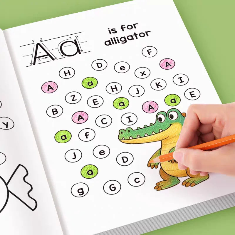 Alphabet Tracing & Colouring Workbook