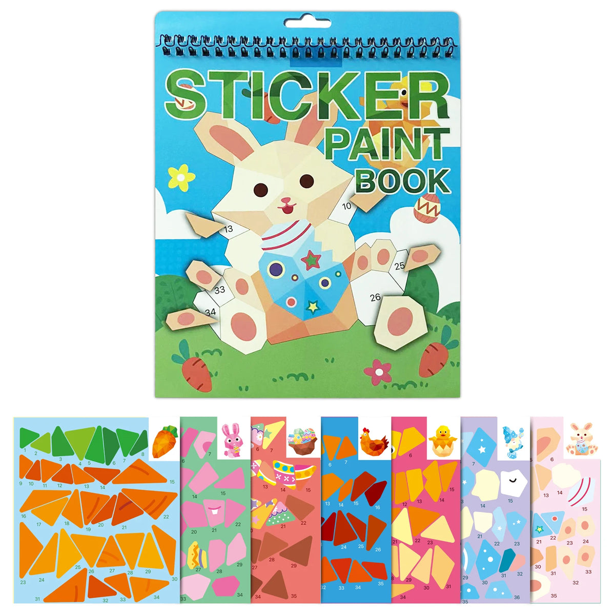 Sticker-by-Number Activity Book