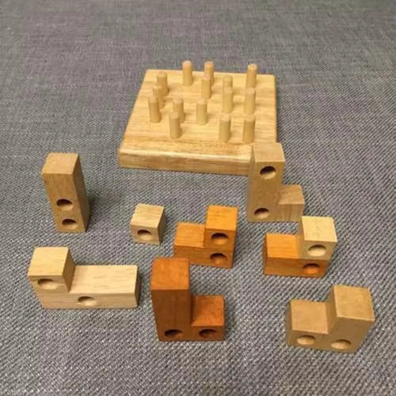 Wooden Geometric Puzzle — Teen Collection