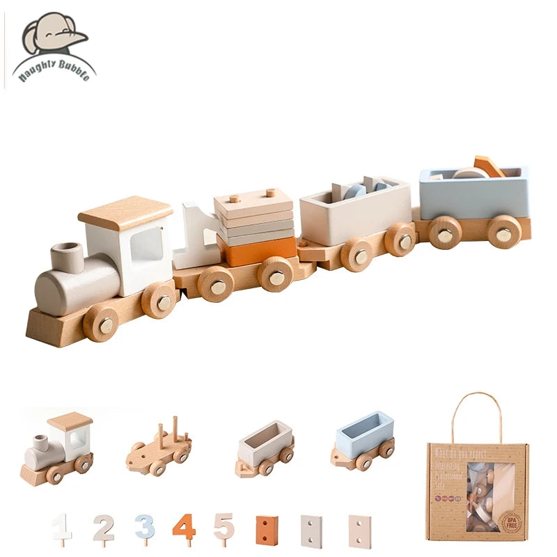 Wooden Birthday Train