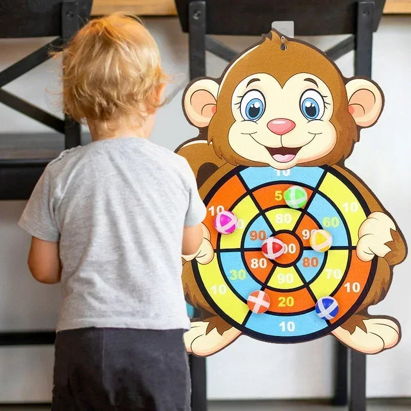 Animal Sticky-Ball Target Game