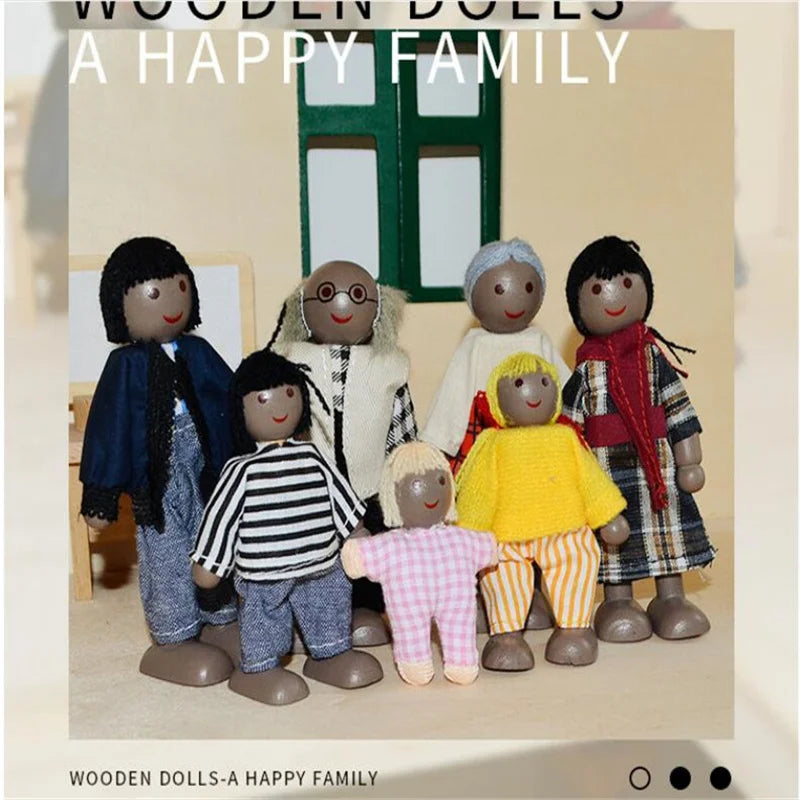 Wooden Dollhouse Furniture Collection