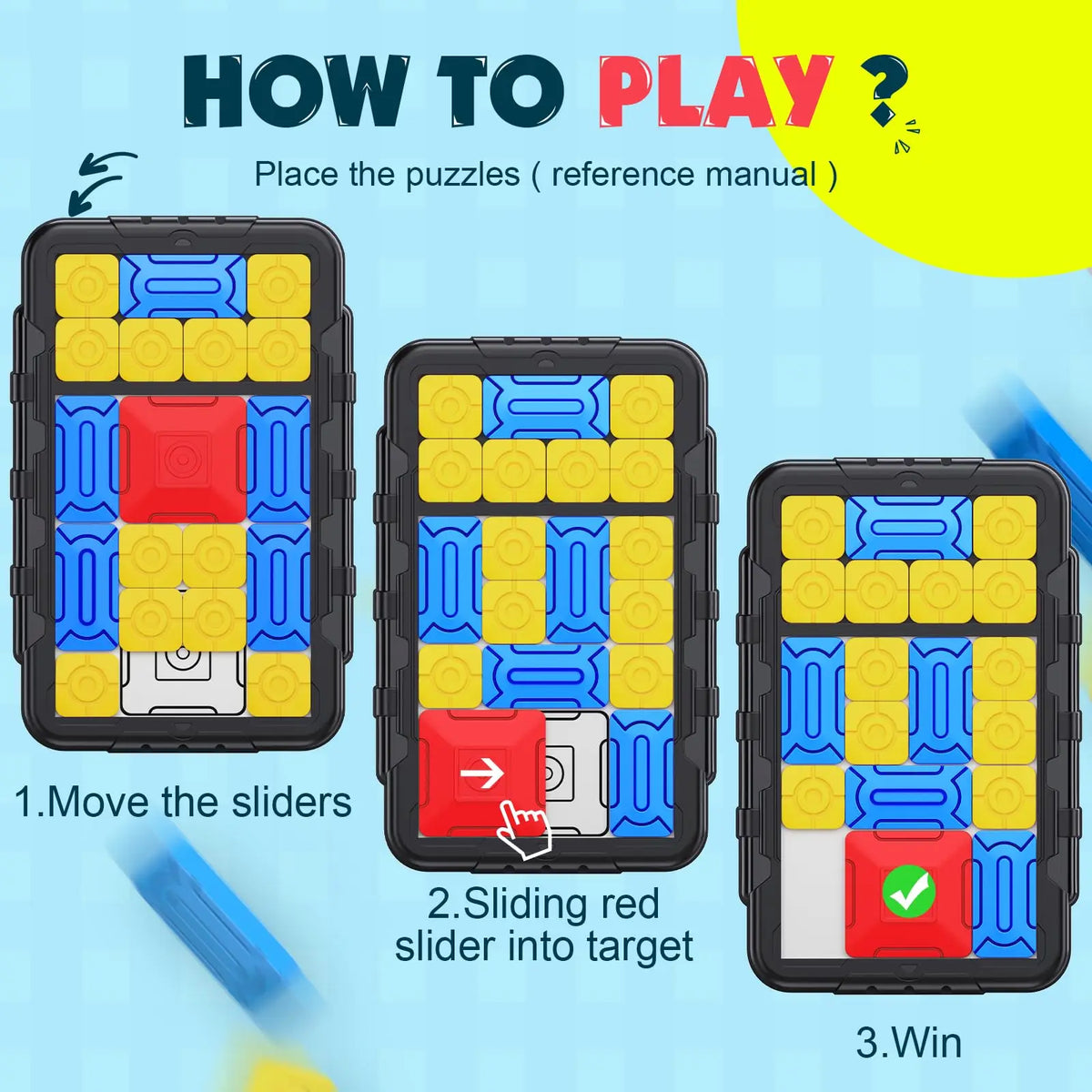 Colourful Sliding Block Puzzle — Teen Collection