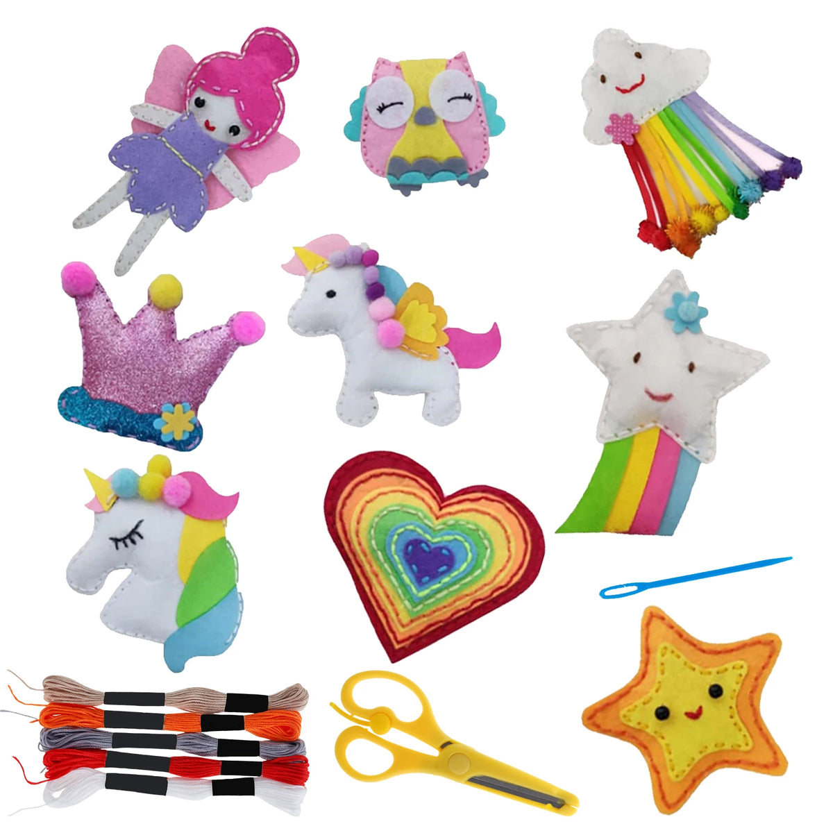 Sew-Your-Own Animal Friends Gift Kit