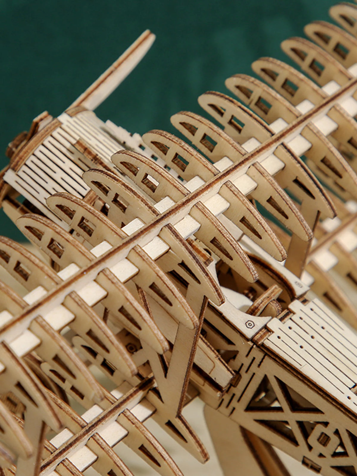 Wooden Biplane Model Kit — Ages 14+ — product detail 4