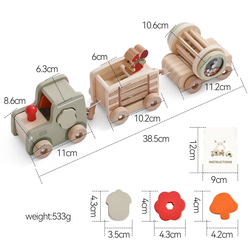 Wooden Birthday Train