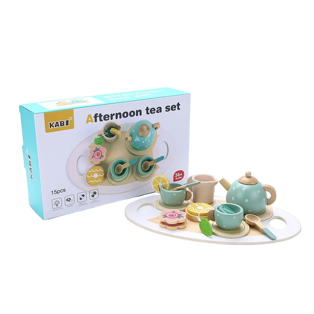 Wooden Afternoon Tea Play Set
