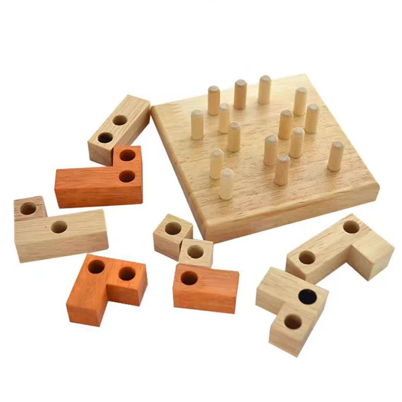 Wooden Geometric Puzzle — Teen Collection