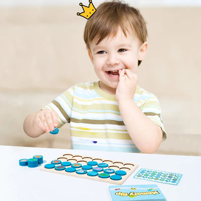 Wooden Memory Matching Game